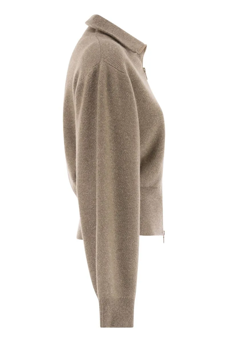 CASHMERE SWEATSHIRT-STYLE CARDIGAN sold by Lord & Taylor product image thumbnail 3
