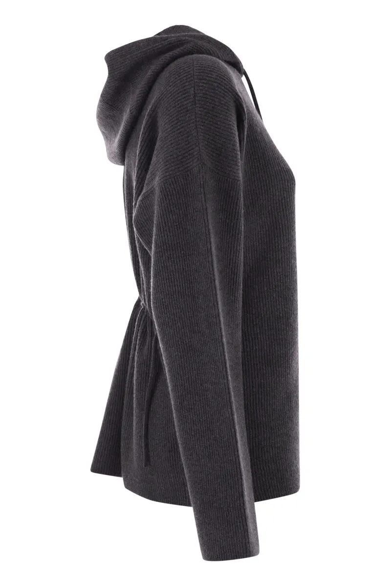 ENGLISH RIBBED HOODED SWEATER sold by Lord & Taylor product image thumbnail 3