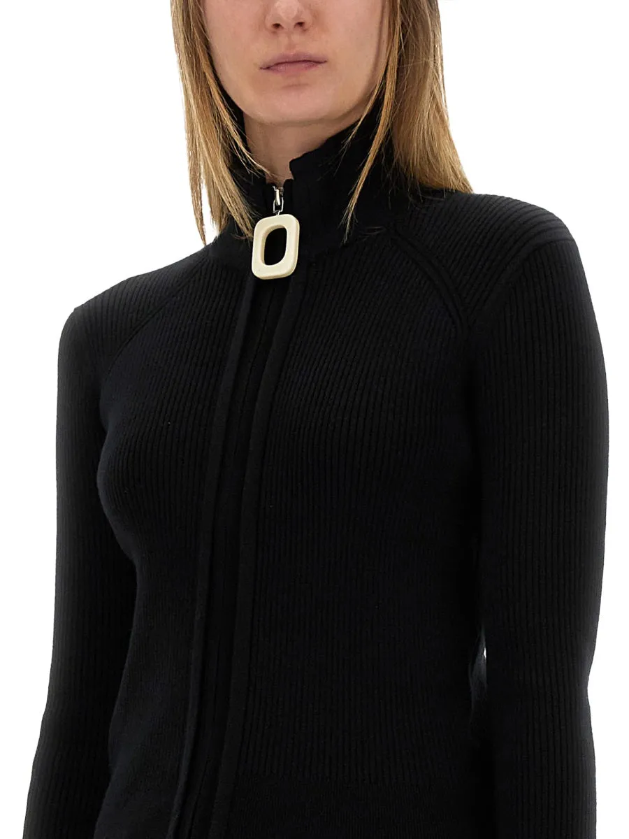FITTED CARDIGAN WITH ZIPPER sold by Lord & Taylor product image thumbnail 4