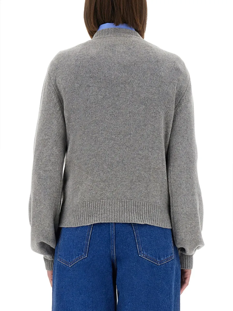 CASHMERE CARDIGAN WITH LOGO sold by Lord & Taylor product image thumbnail 3