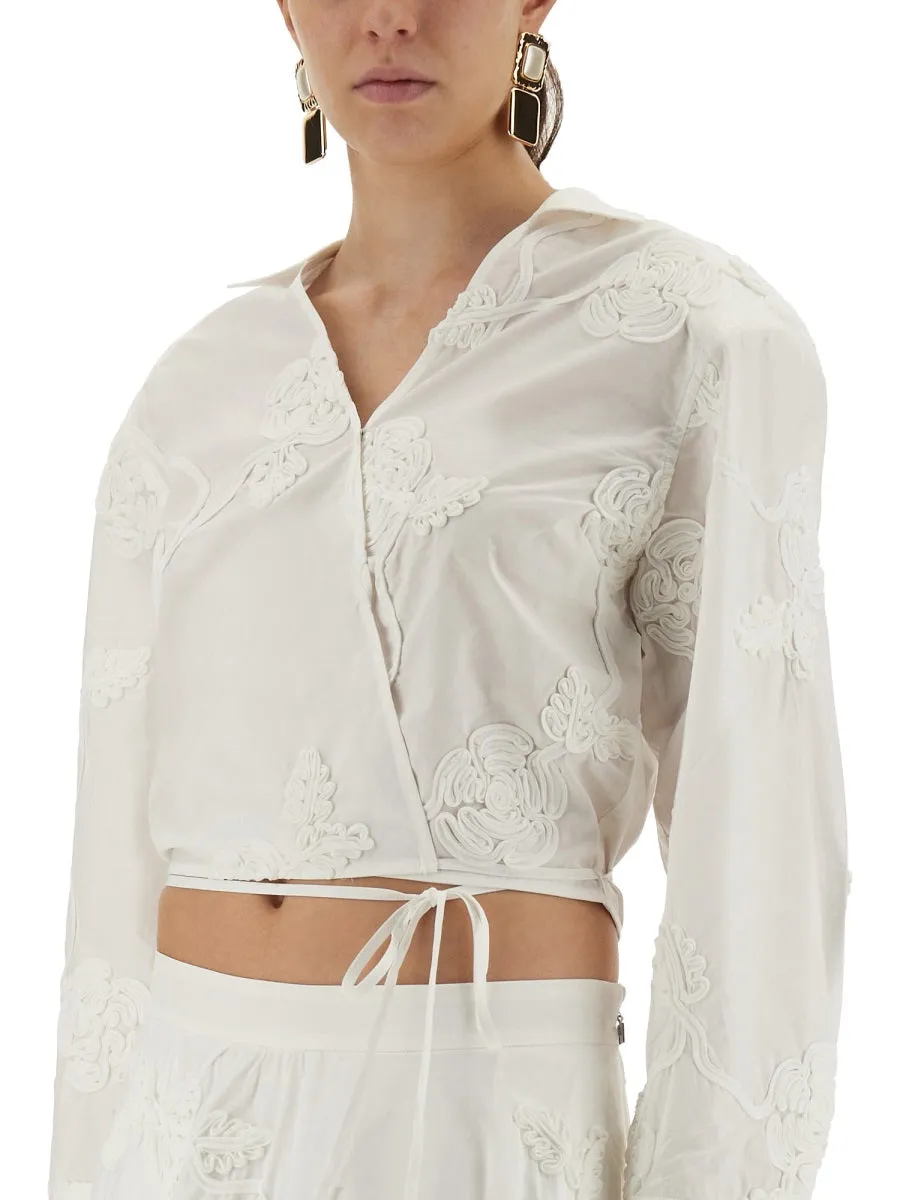 WRAPAROUND SHIRT TOP sold by Lord & Taylor product image thumbnail 4