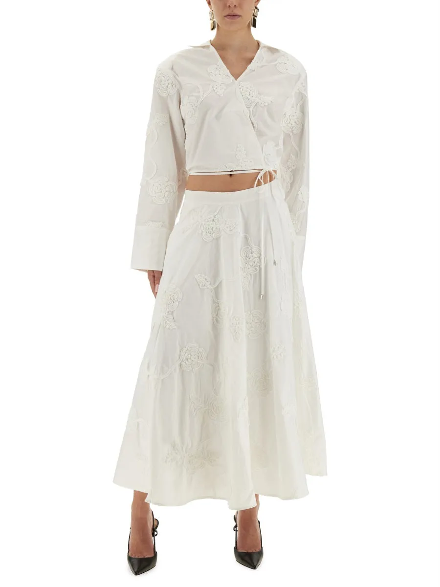 WRAPAROUND SHIRT TOP sold by Lord & Taylor product image thumbnail 2