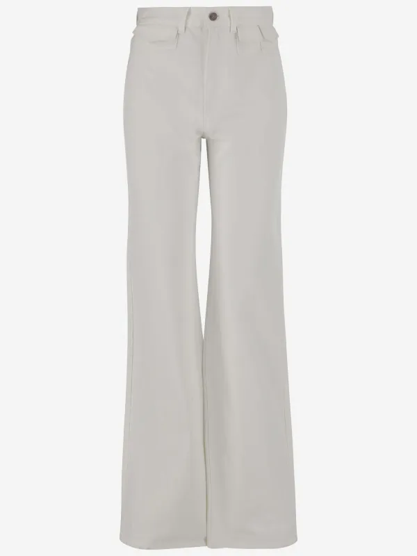 High Waist Cotton Flare Jeans sold by Lord & Taylor
