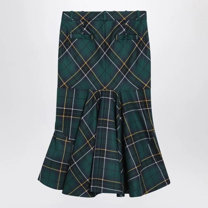 FLARED SKIRT IN WOOL TARTAN sold by Lord & Taylor product image thumbnail 2