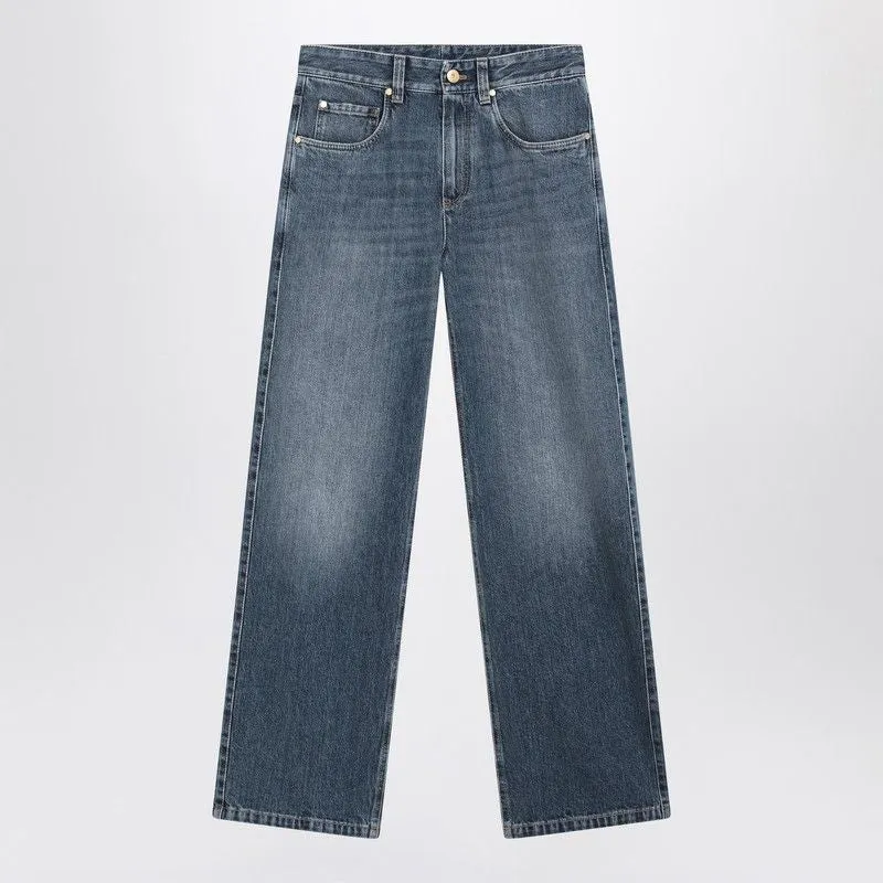 CONTEMPORARY LOOSE PANTS IN BLUE DENIM sold by Lord & Taylor