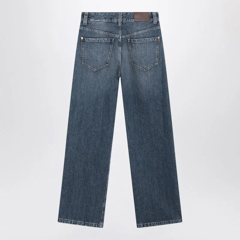 CONTEMPORARY LOOSE PANTS IN BLUE DENIM sold by Lord & Taylor product image thumbnail 2