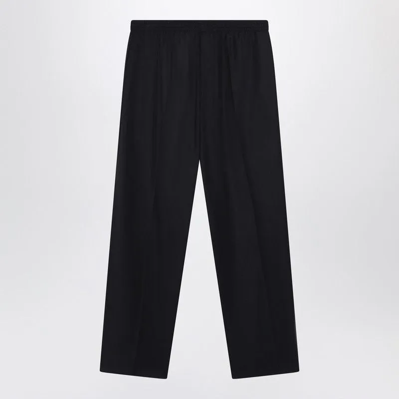 WIDE BLACK WOOL TROUSERS sold by Lord & Taylor
