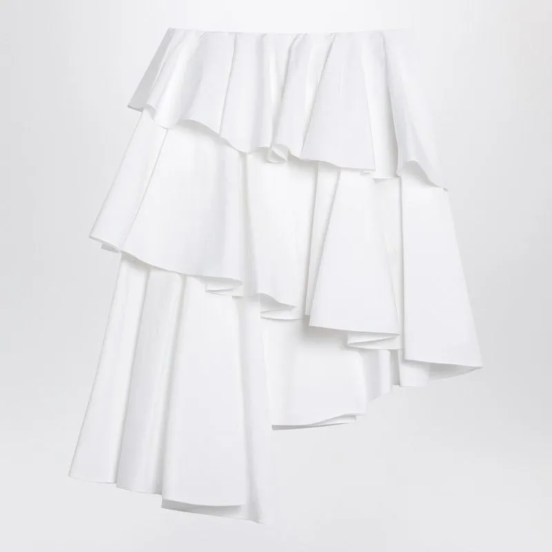 ASYMMETRICAL WHITE COTTON SKIRT sold by Lord & Taylor