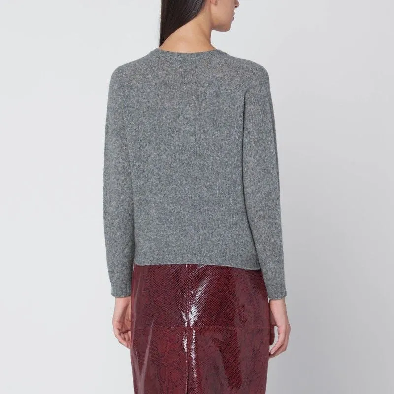 GRAY WOOL V-NECK SWEATER sold by Lord & Taylor product image thumbnail 2