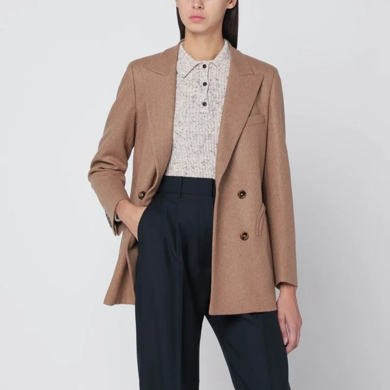 CHOLITA BLAZER IN WOOL AND CASHMERE CAMEL COLOR sold by Lord & Taylor