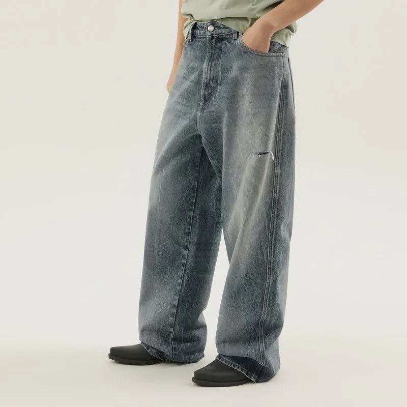RHODESIAN PANTS IN STONE BLUE DENIM sold by Lord & Taylor