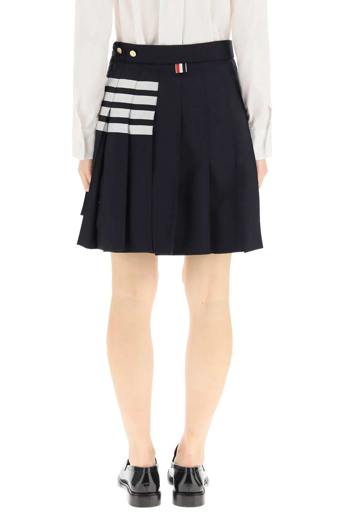NAVY BLUE WOOL MINI SKIRT sold by Lord & Taylor product image thumbnail 3