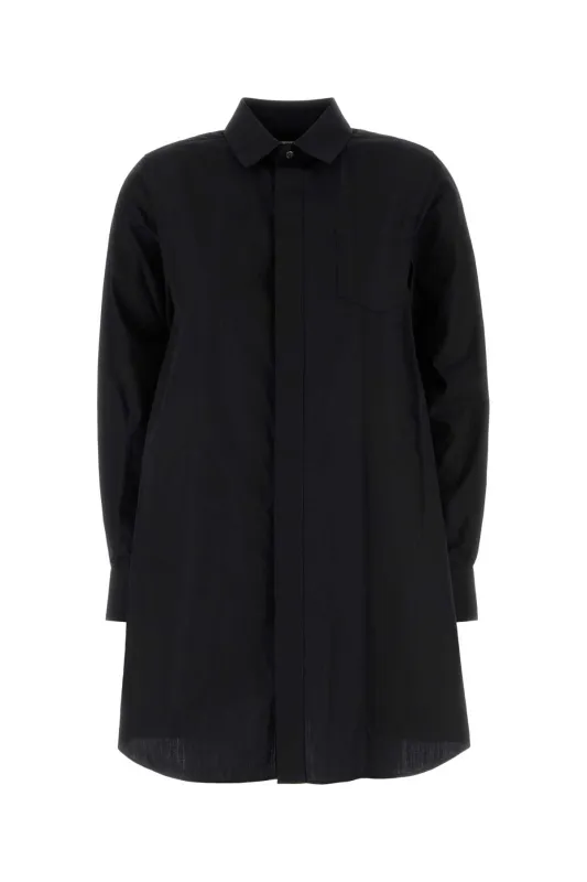 BLACK POPLIN SHIRT DRESS sold by Lord & Taylor
