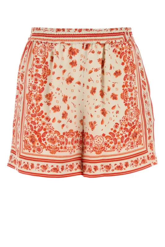 PRINTED SILK SHORTS sold by Lord & Taylor