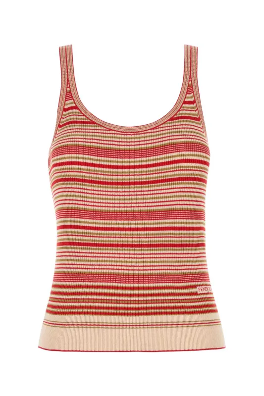 EMBROIDERED SILK TANK TOP sold by Lord & Taylor