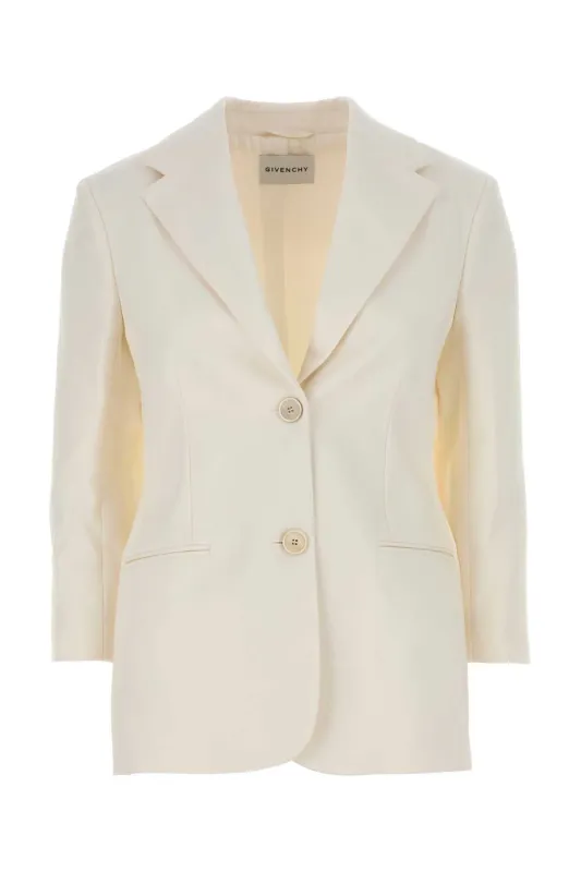 IVORY WOOL BLAZER sold by Lord & Taylor