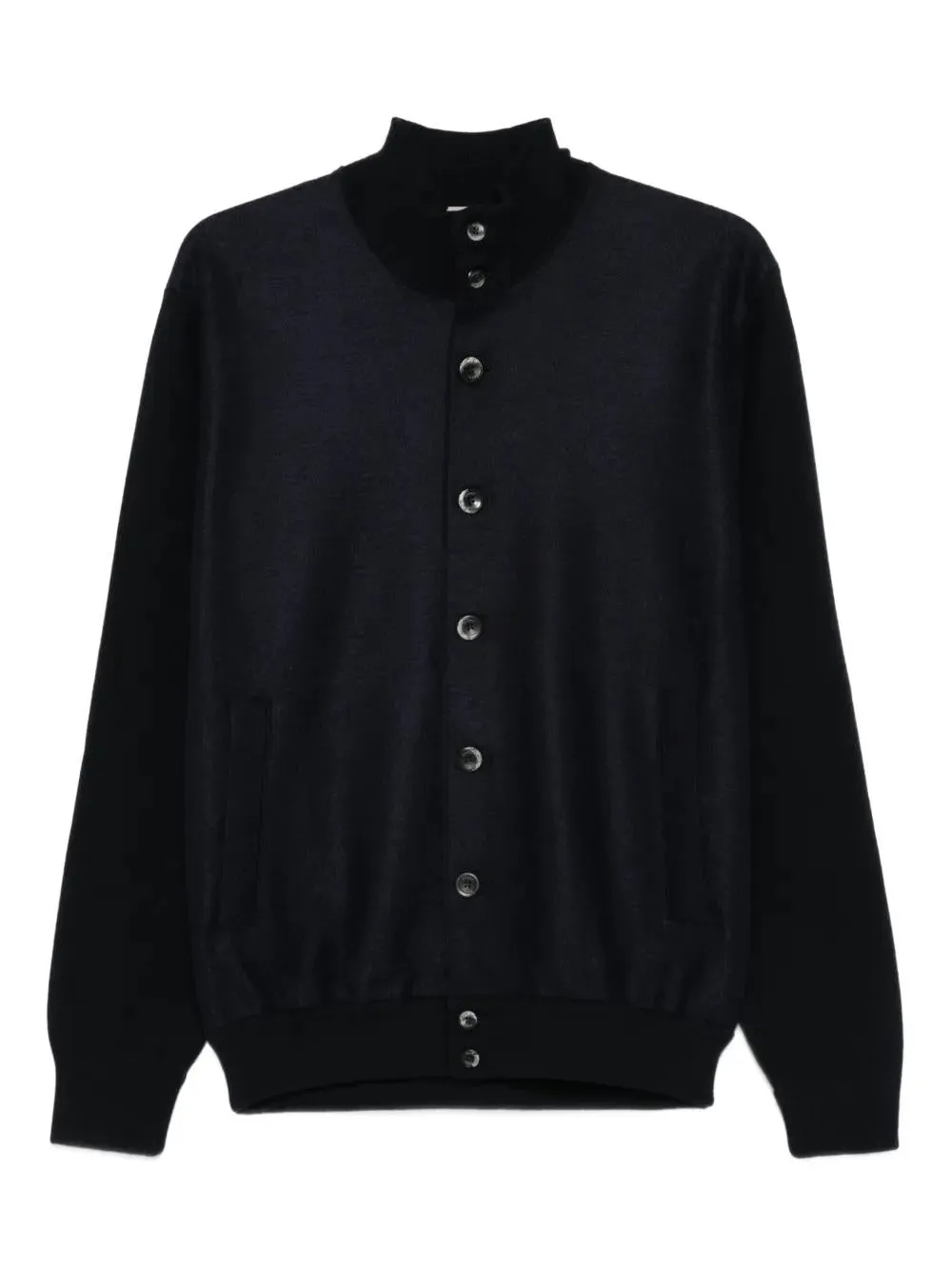 MIDNIGHT BLUE COTTON BLEND CARDIGAN sold by Lord & Taylor