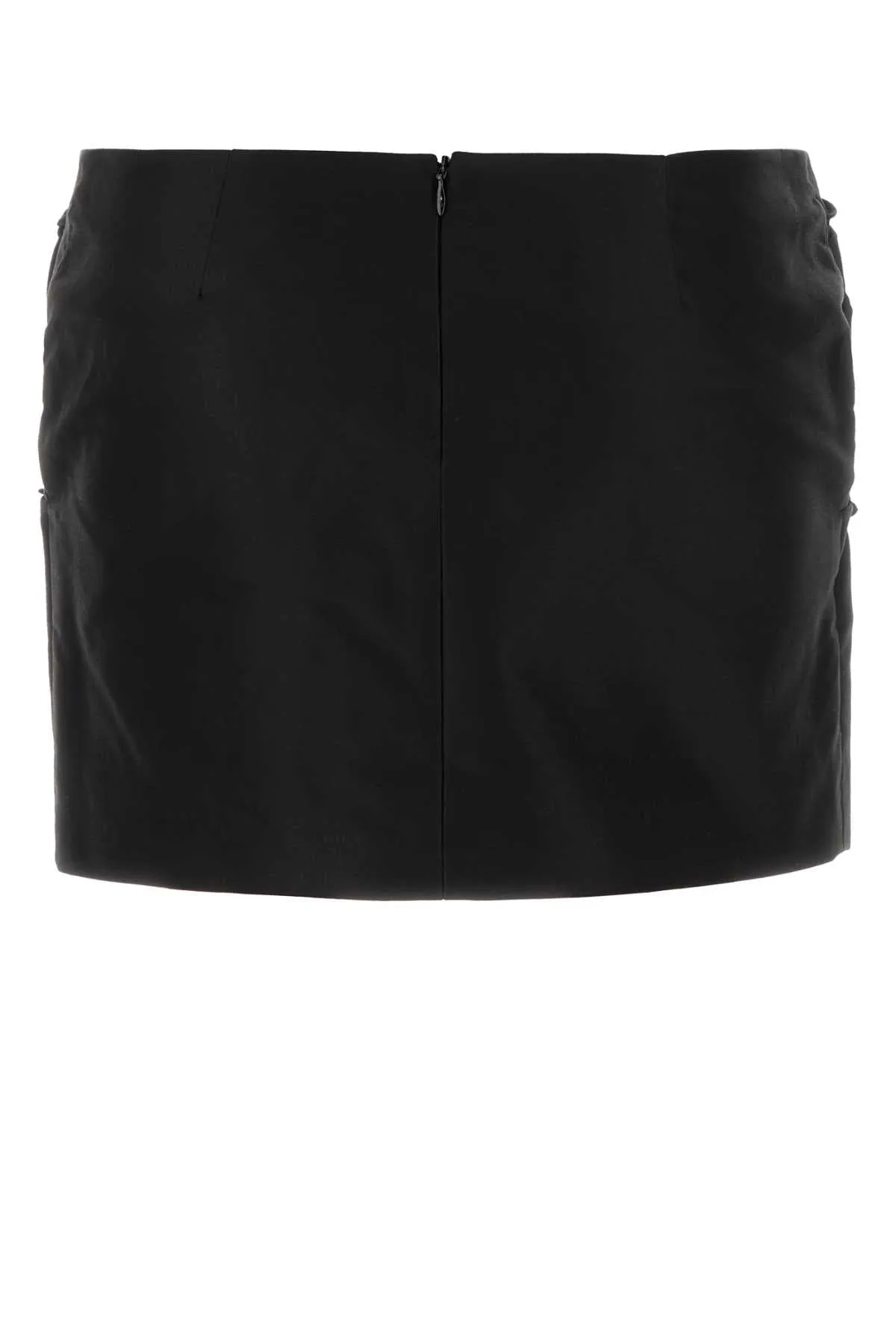 BLACK COTTON MINI SKIRT sold by Lord & Taylor product image thumbnail 2