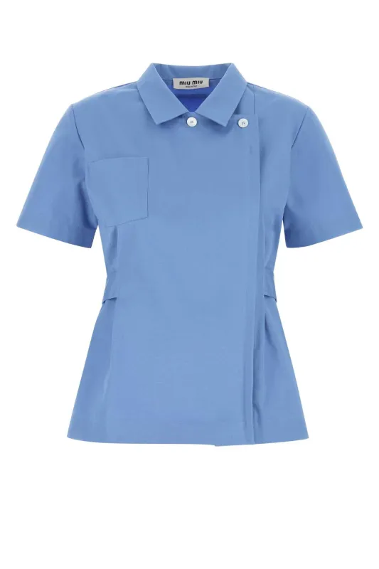 CERULEAN BLUE POPLIN SHIRT sold by Lord & Taylor