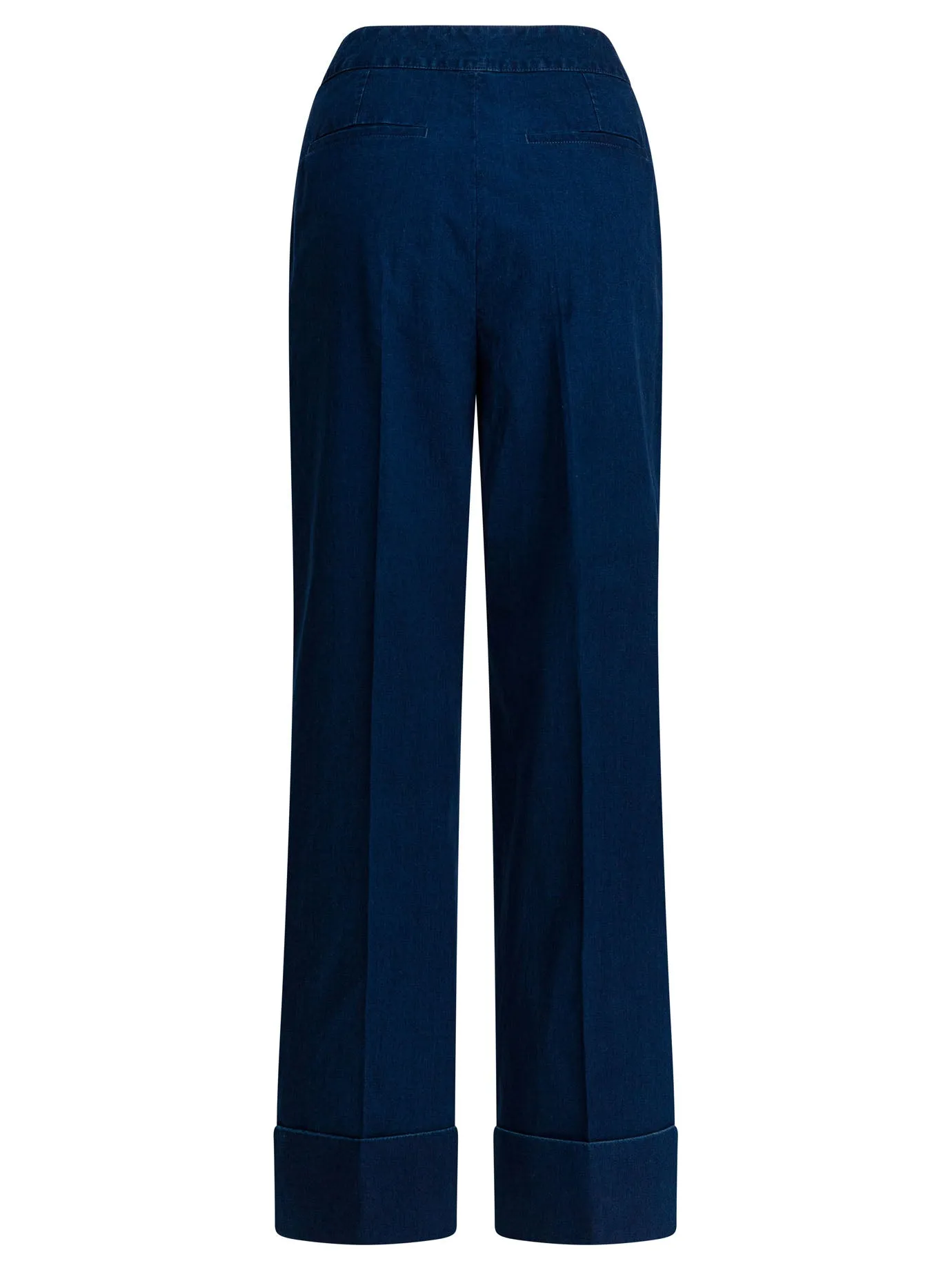 WIDE-LEG JEANS WITH PLEATS sold by Lord & Taylor product image thumbnail 2