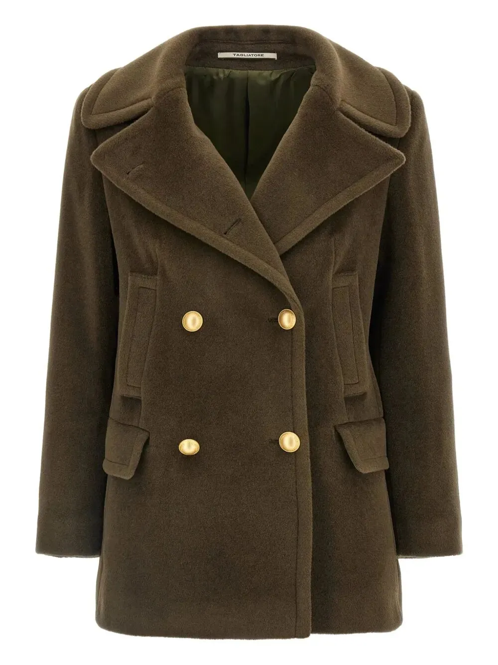 DOUBLE-BREASTED WOOL SHORT COAT sold by Lord & Taylor