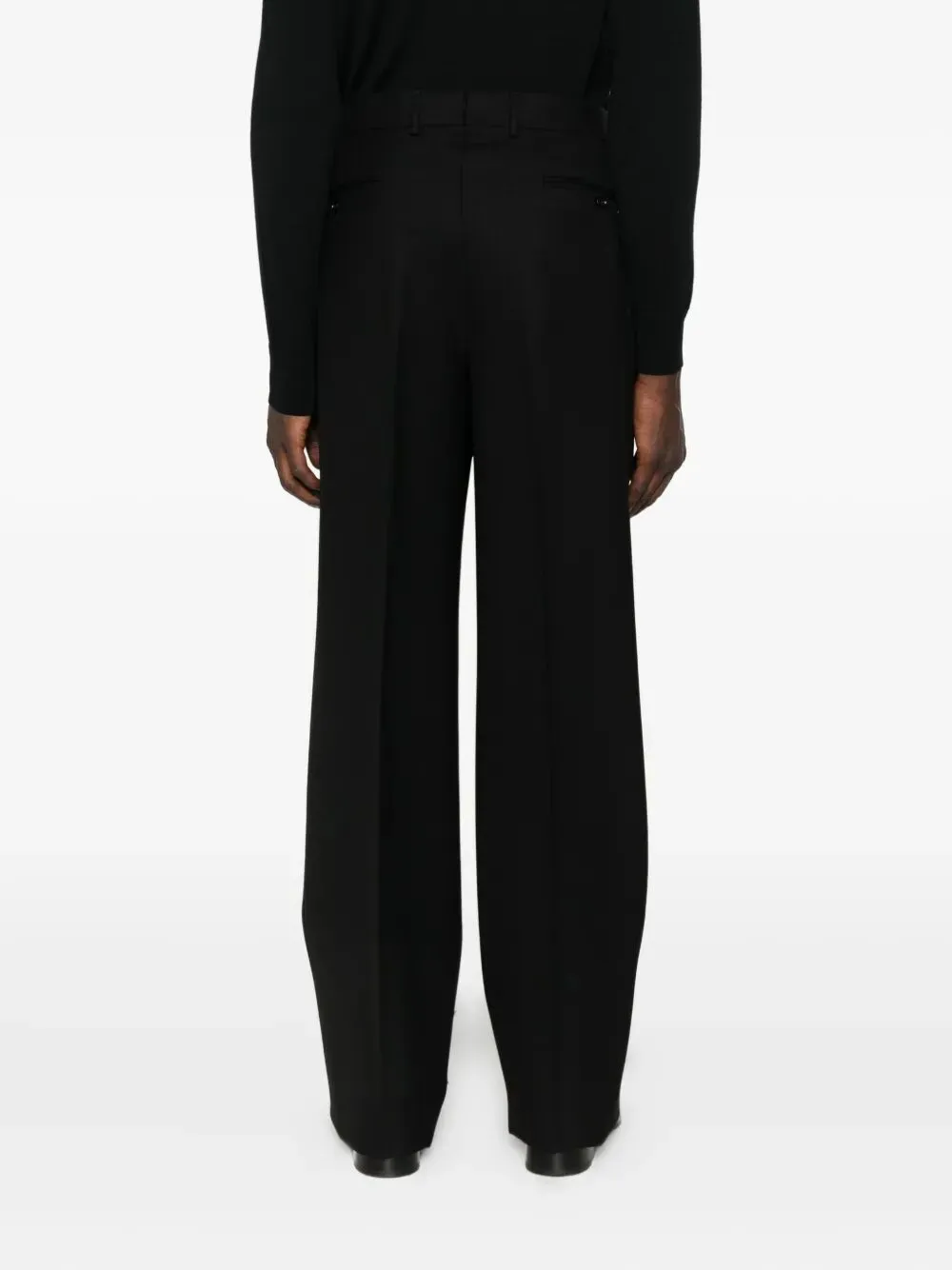 HIGH TWIST WOOL PLEATED TROUSERS sold by Lord & Taylor product image thumbnail 4