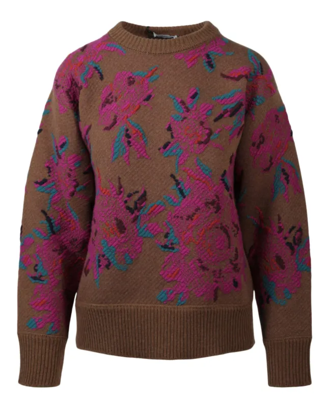 Salvatore Floral Wool Sweater sold by Lord & Taylor