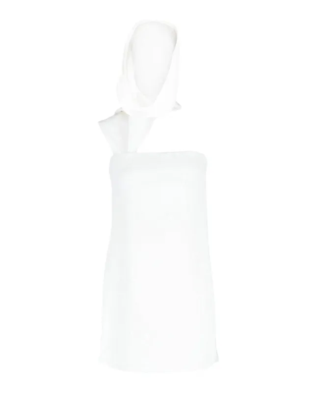 White Hooded Mini Dress sold by Lord & Taylor