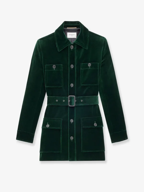 Sahariana Velvet Blazer sold by Lord & Taylor