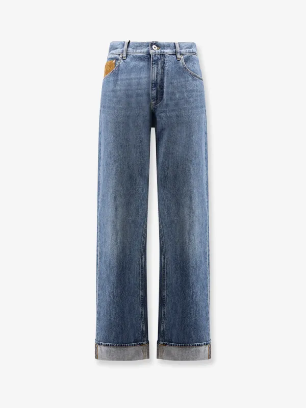 Wide Leg Jeans with Turn Up sold by Lord & Taylor