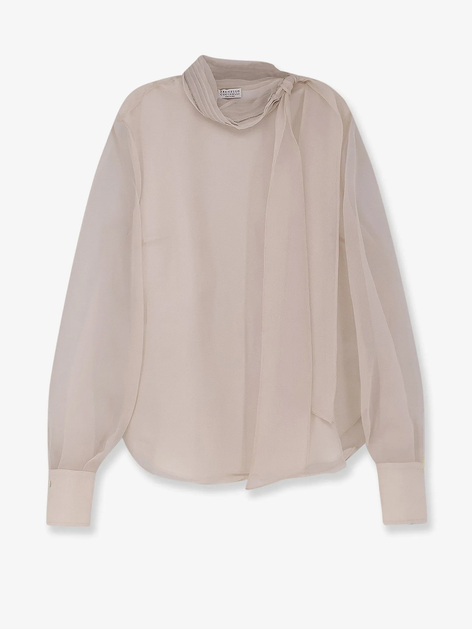 Silk Organza Shirt with Monili Profile sold by Lord & Taylor