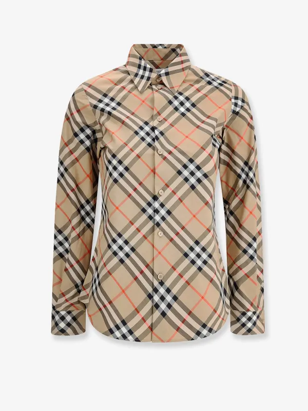 Cotton Shirt with Burberry Check Motif sold by Lord & Taylor