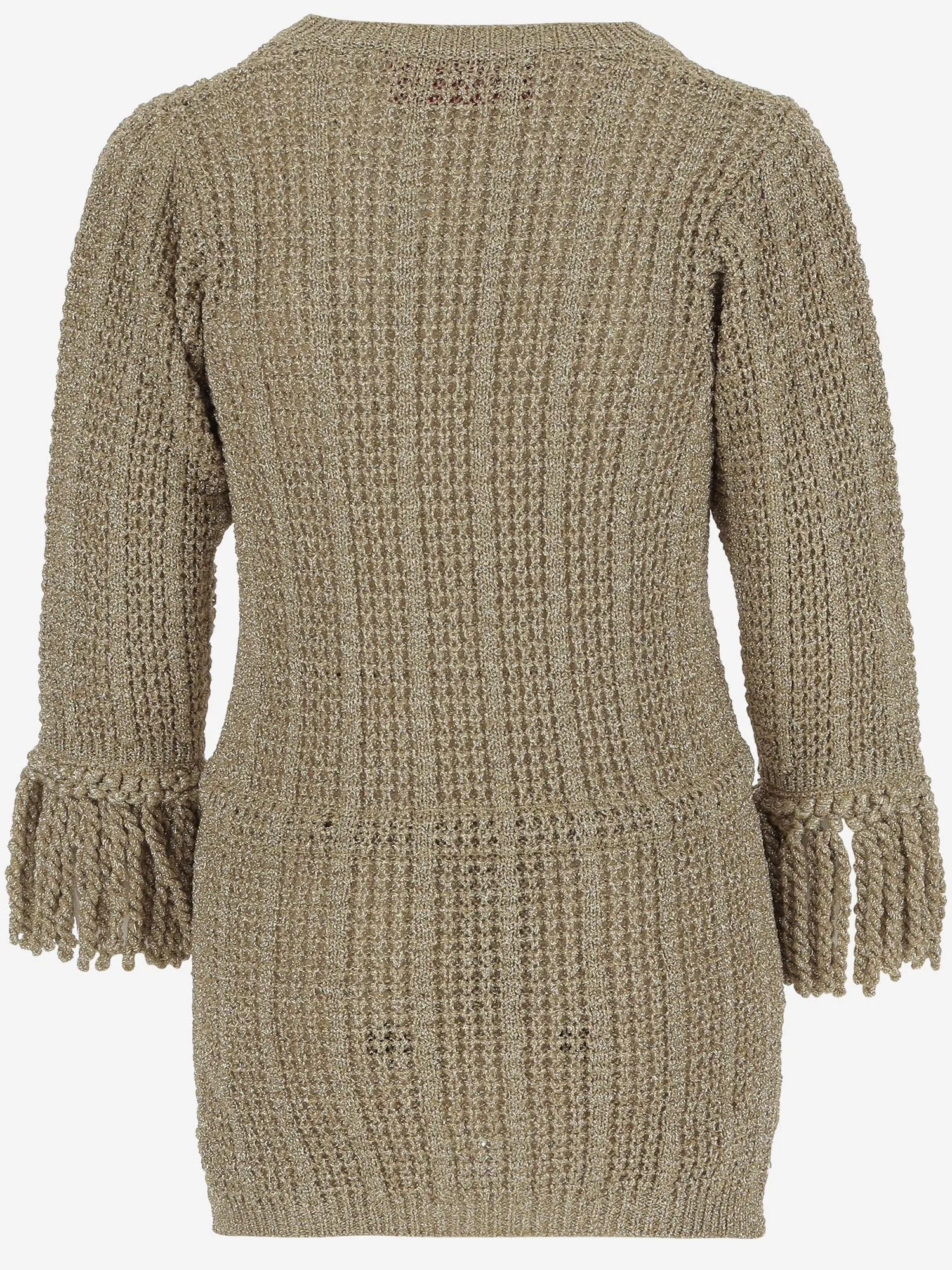 Knitted Mini Dress in Gold sold by Lord & Taylor product image thumbnail 4
