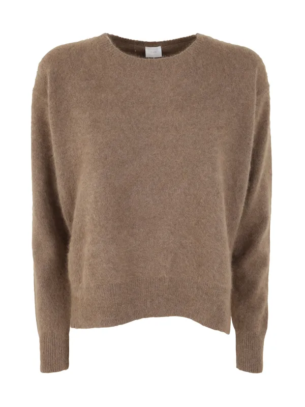 CREW NECK SWEATER WITH SIDE SLITS sold by Lord & Taylor