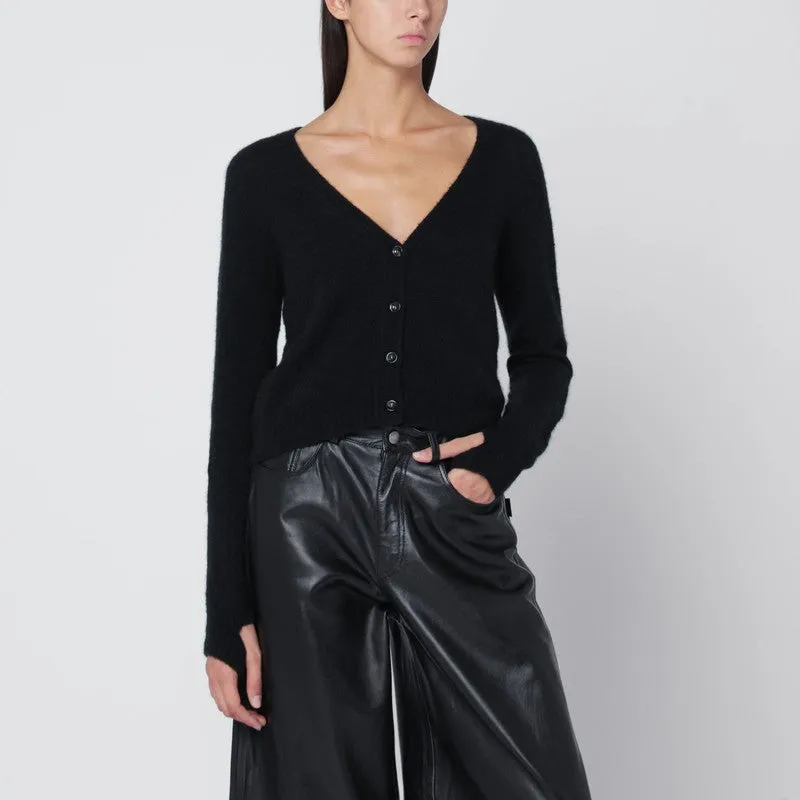 Roberto Collina Short black cashmere cardigan sold by Lord & Taylor