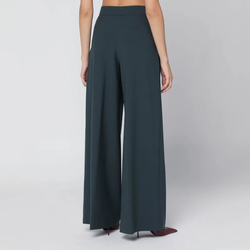 Dries Van Noten Straight pants with dark green pleats sold by Lord & Taylor product image thumbnail 2