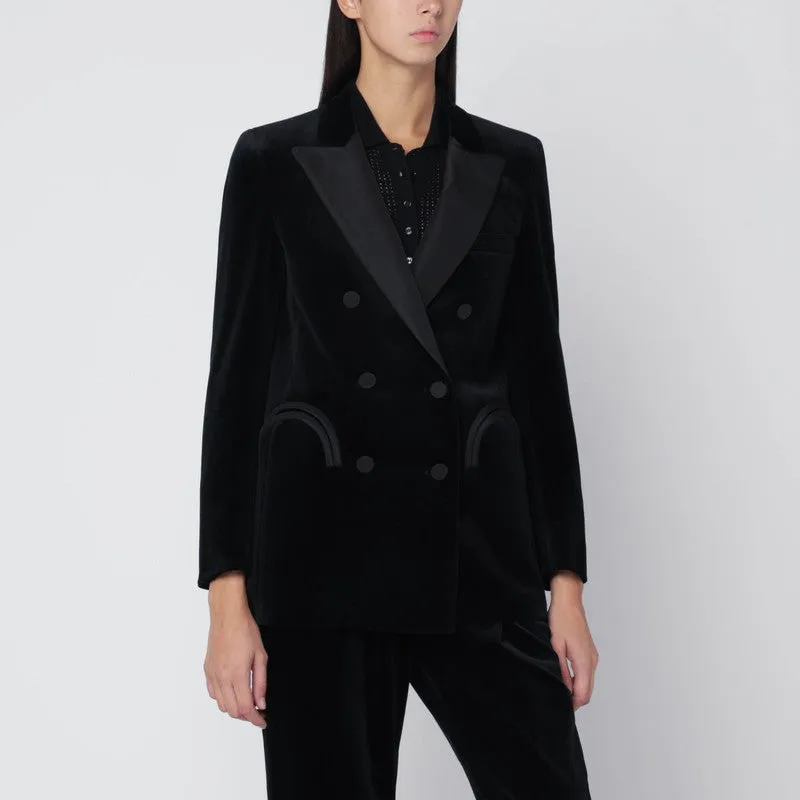 Blazé Milano Blazer Jealousy in black velvet sold by Lord & Taylor