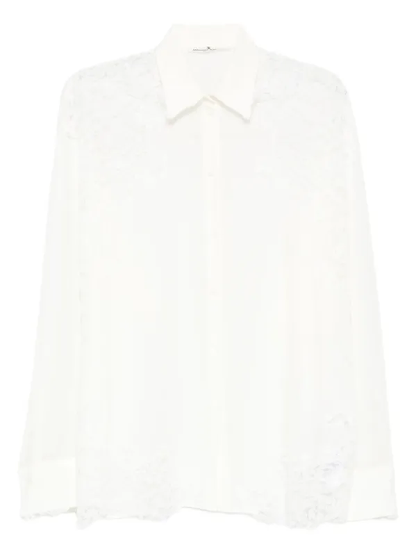 Ermanno Scervino Shirts White sold by Lord & Taylor