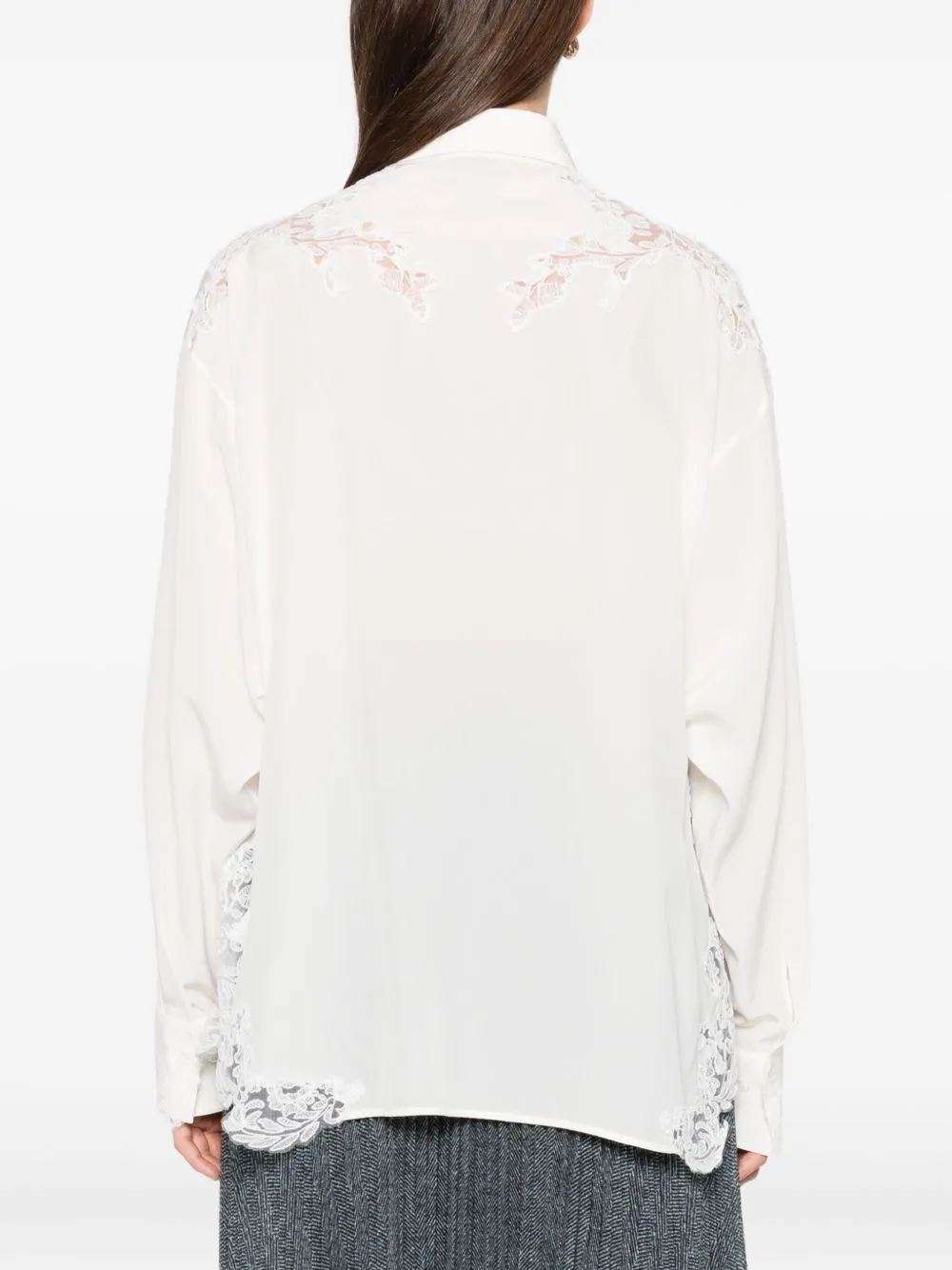 Ermanno Scervino Shirts White sold by Lord & Taylor product image thumbnail 3