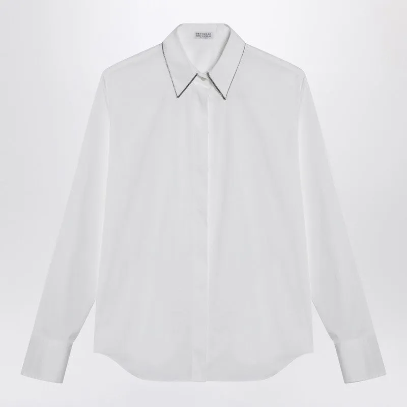 Brunello Cucinelli White cotton shirt sold by Lord & Taylor