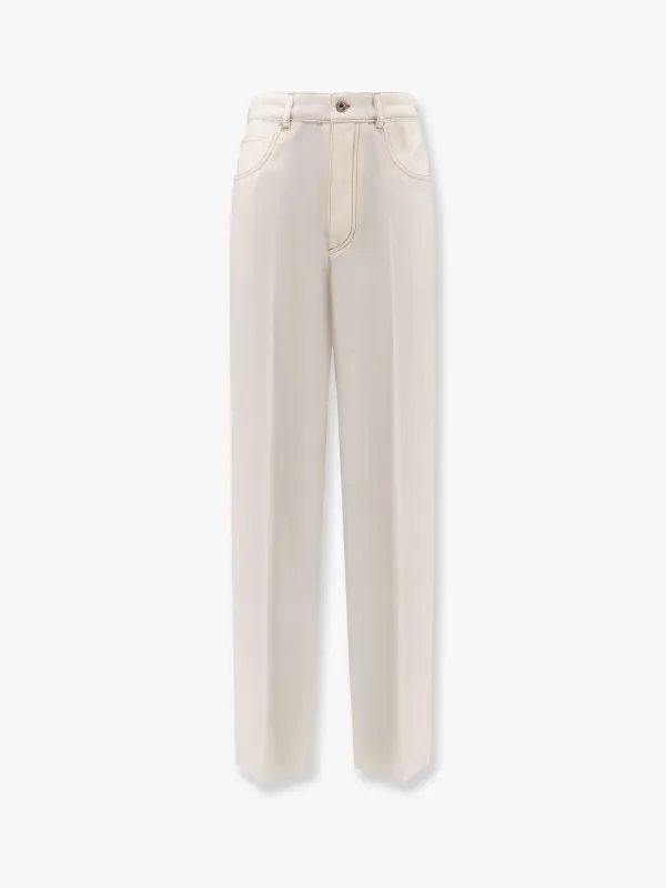 Wool Wide Leg Trousers sold by Lord & Taylor