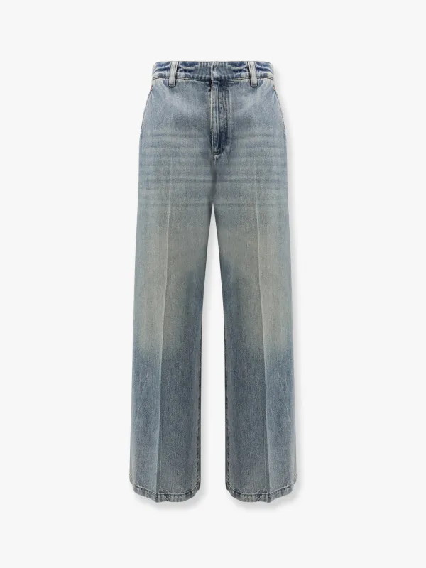Stone-Washed Flared Jeans sold by Lord & Taylor