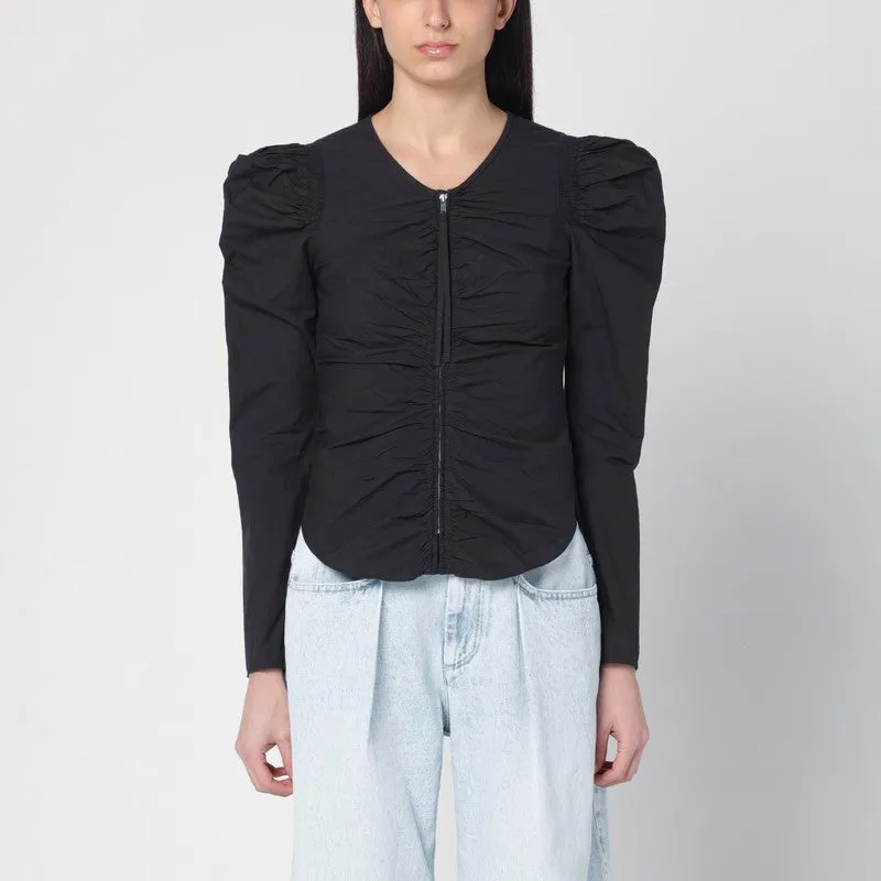 ISABEL MARANT Étoile Top Benatea with black zip sold by Lord & Taylor