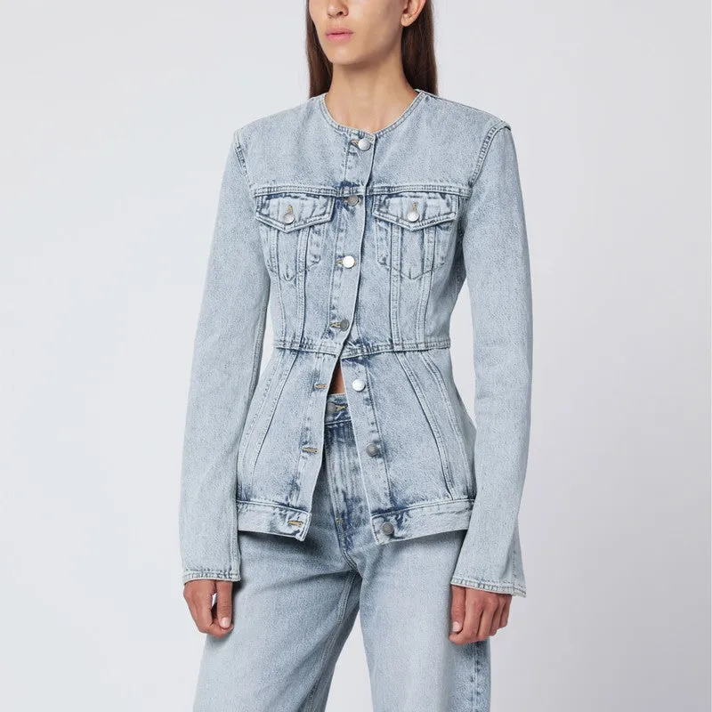 HAIKURE Temple Authentic blue denim jacket sold by Lord & Taylor