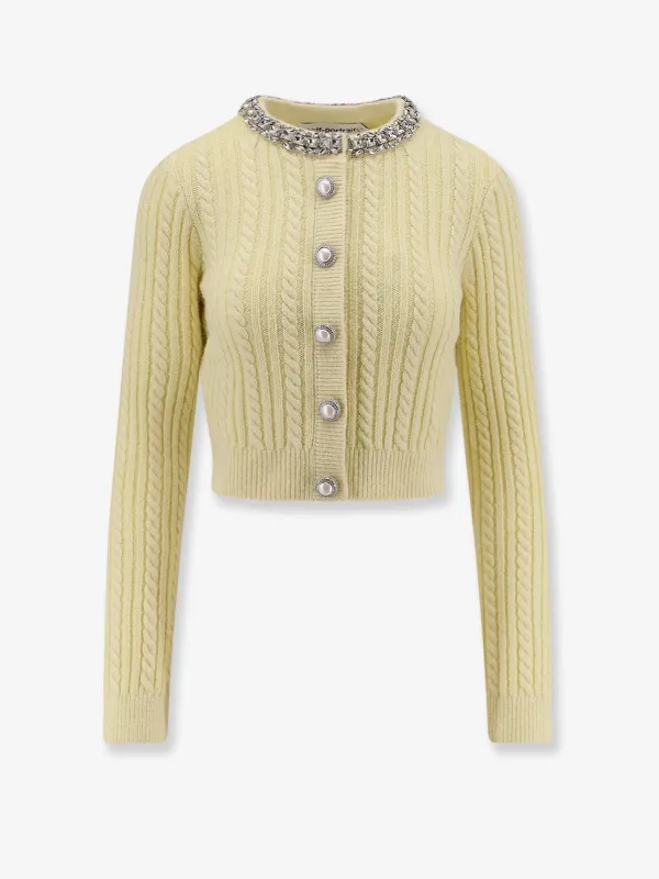 Wool Blend Cardigan with Rhinestones sold by Lord & Taylor