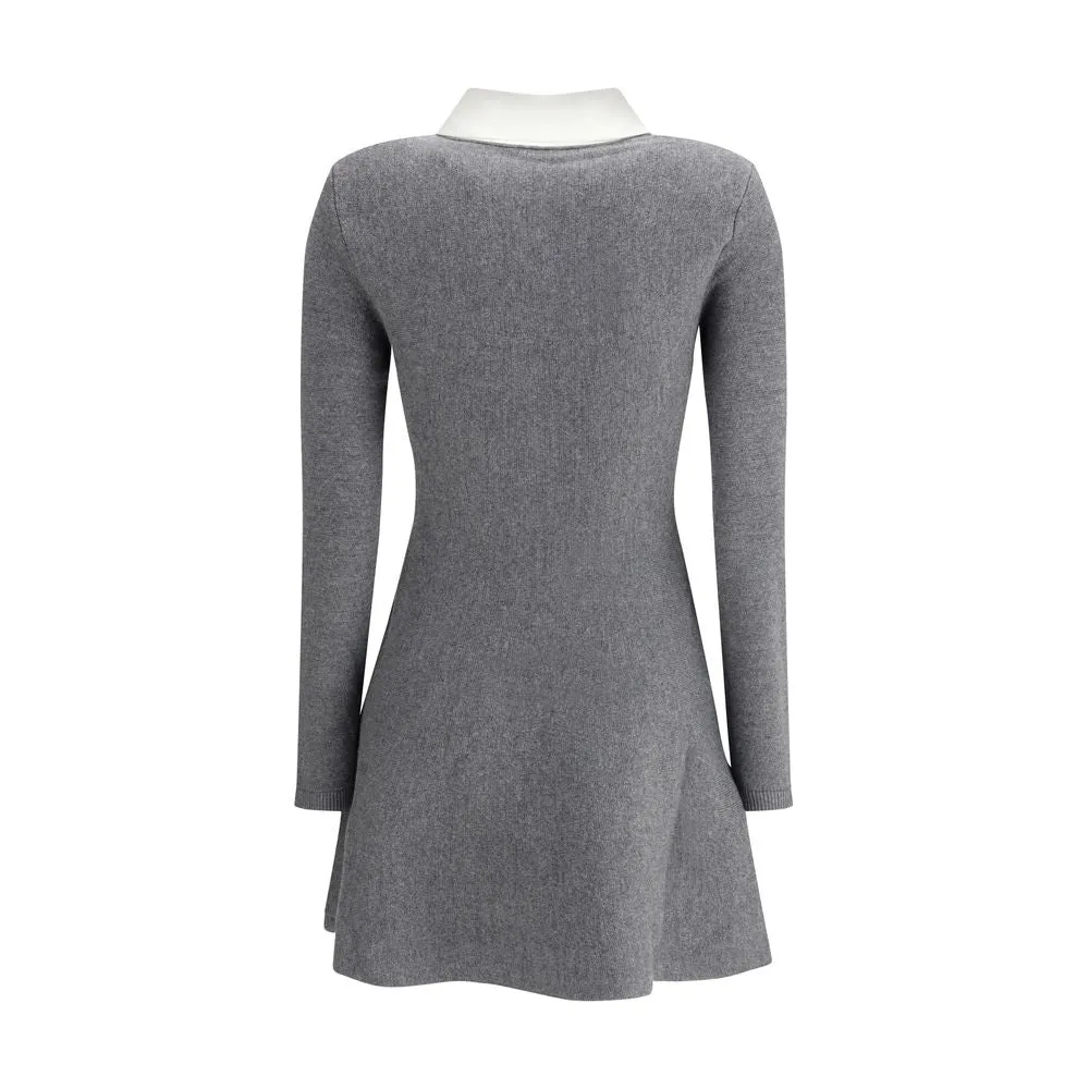 Mini knit Dress with crochet floral collar sold by Lord & Taylor product image thumbnail 2