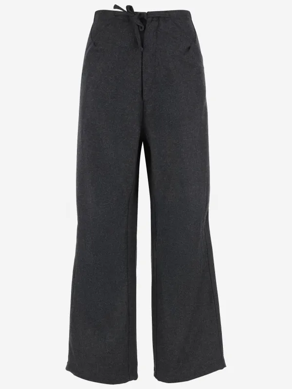 Dark Grey Melange Trousers sold by Lord & Taylor