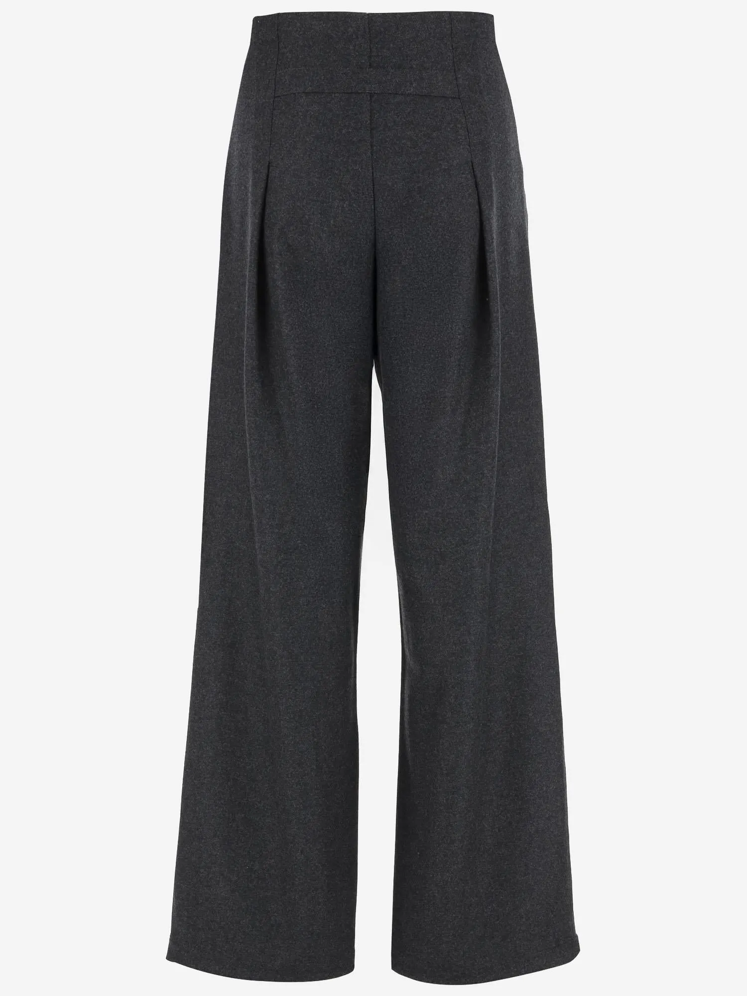 Dark Grey Melange Trousers sold by Lord & Taylor product image thumbnail 5