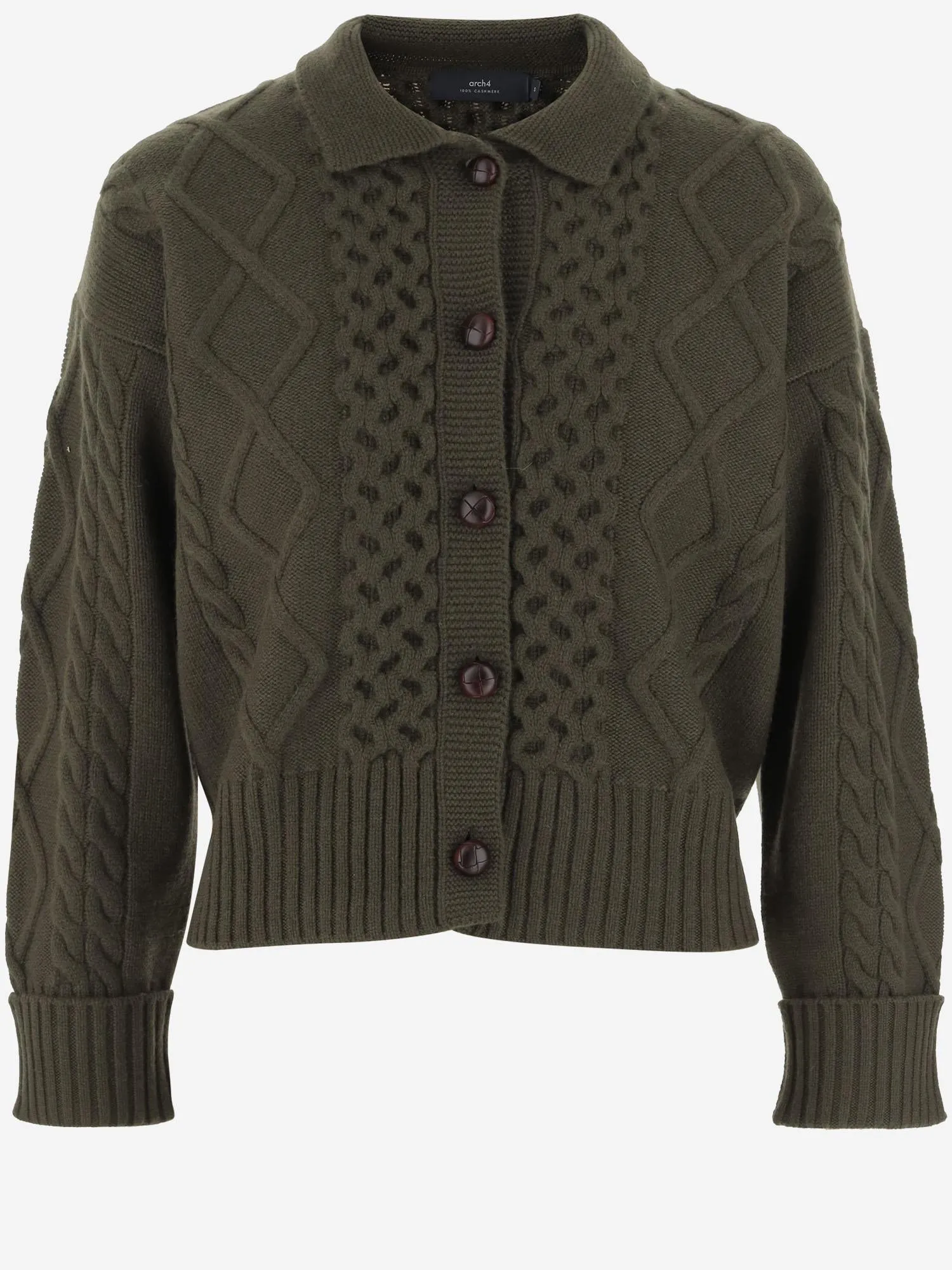 Cashmere Cardigan with Cable Knit Pattern sold by Lord & Taylor product image thumbnail 2