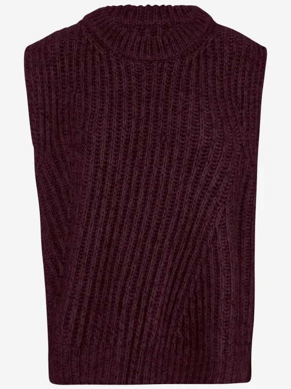 Sleeveless Ribbed Wool Blend Jumper sold by Lord & Taylor